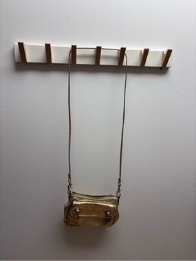 Coach Metallic Gold Cross Body Bag